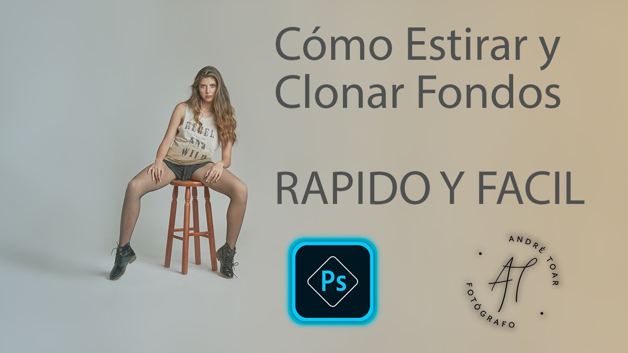 Cómo Estirar y rellenar Fondos en Photoshop