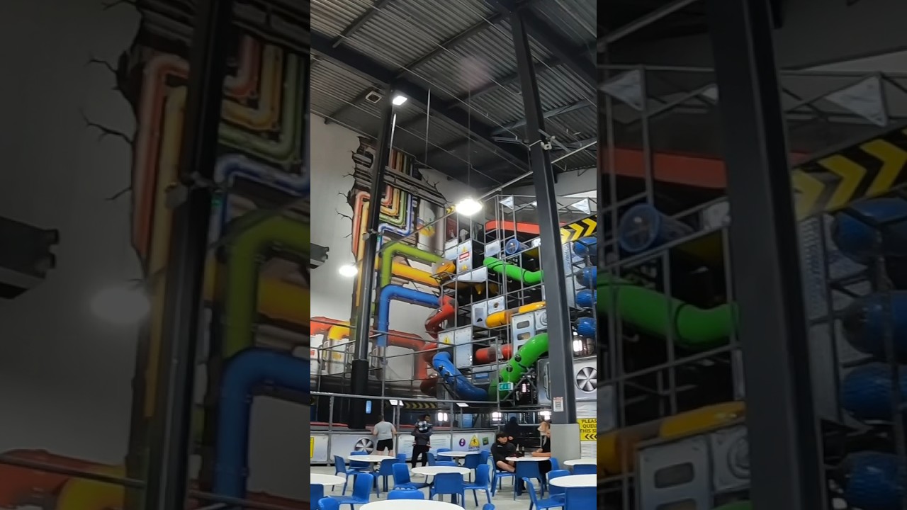 Inside Playfactore Manchester​⁠ #softplay #giantslide #football #zipline #vr @PlayFactore #zipwire
