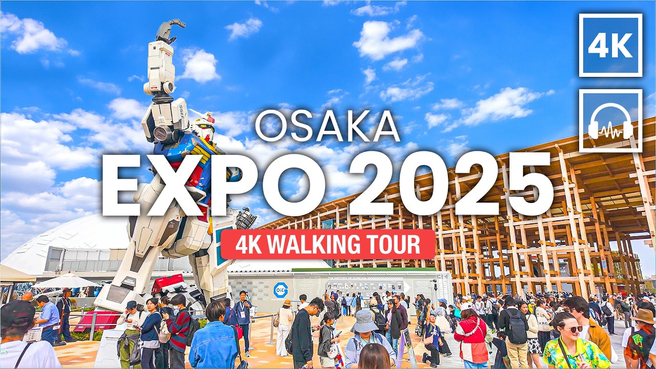 Osaka World Expo 2025 🇯🇵 - Japan Cinematic Walking Tour - All Pavilions【4K HDR 60FPS】