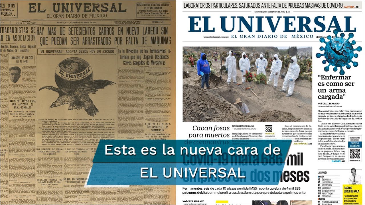 &iexcl;EL UNIVERSAL redise&ntilde;a sus p&aacute;ginas!