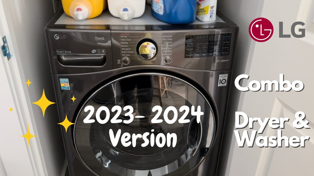 LG Washing Machine Combo Washer & Dryer Review And How To Use 2023 & 2024 Version