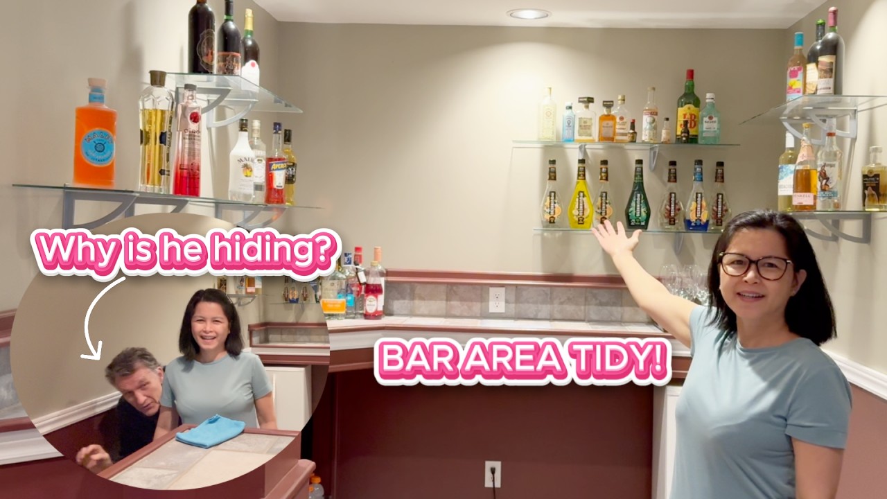 NAGLINIS AKO NG BASEMENT AT BAR | NAGTAGO ANG ASAWA KO