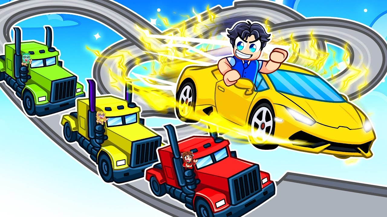Cheating with INFINITE FLY In Roblox CARS VS TRUCKS!