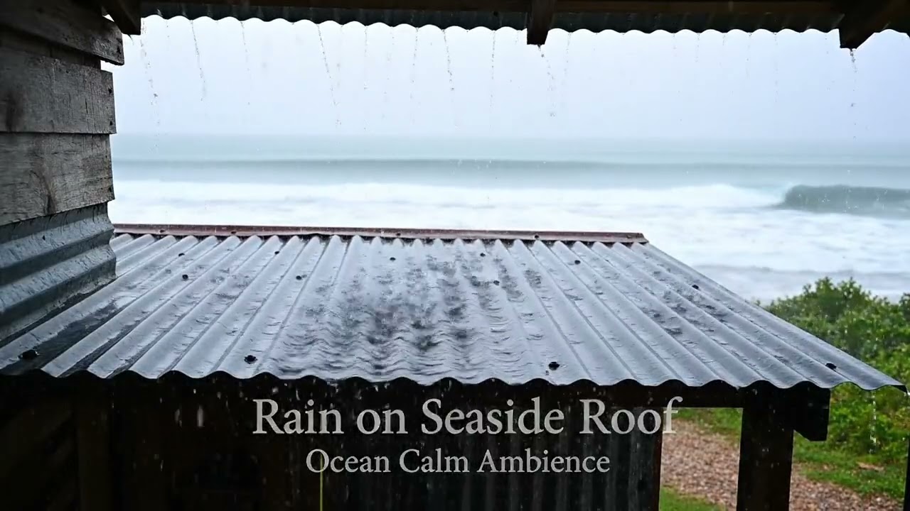 Relaxing Rainfall on Tin Surface