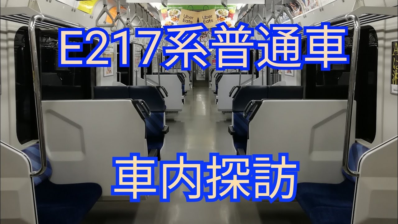 【JR東日本】E217系普通車　車内探訪