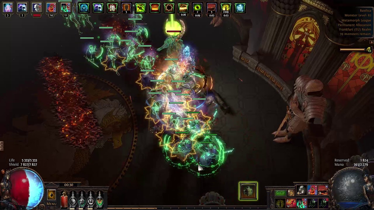 PoE 3.9 baron summoner | T16 + metamorph showcase