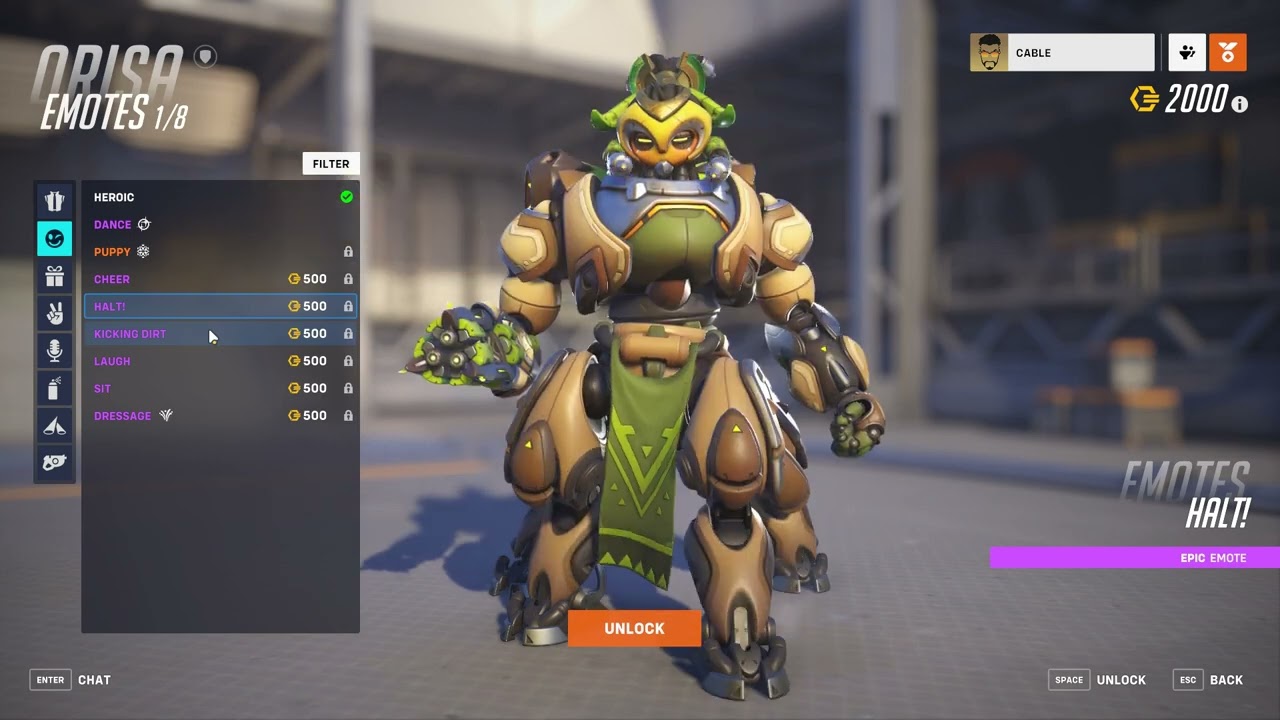 Overwatch 2 Orisa All Skins and Stuff
