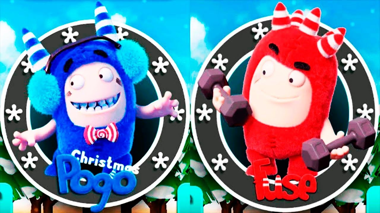 Oddbods Turbo Run Pogo & Fuse Characters Run