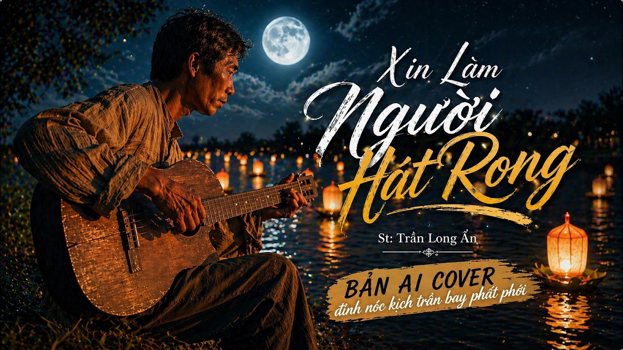 XIN LÀM NGƯỜI HÁT RONG | Rock - AI Cover | ST: Trần Long Ẩn | KuBin