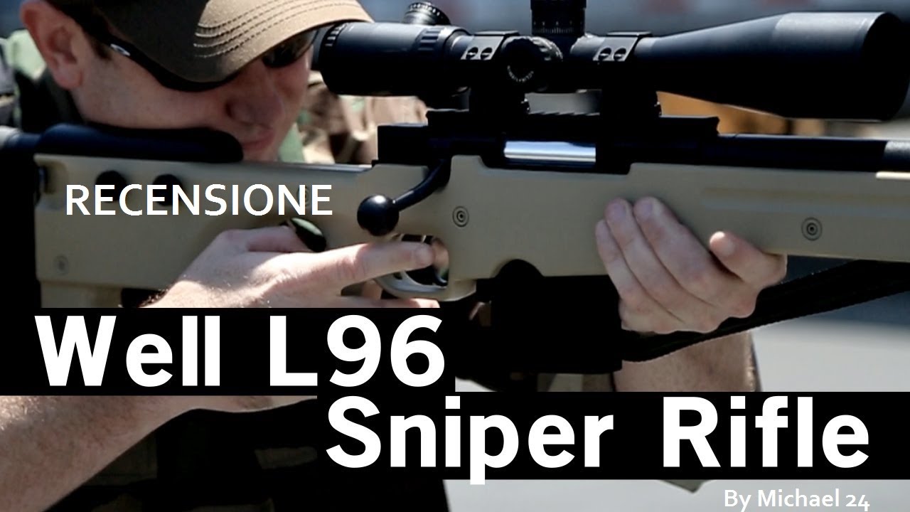 Recensione fucile da softair L96 Mb01 well +prova di tiro! e consigli!