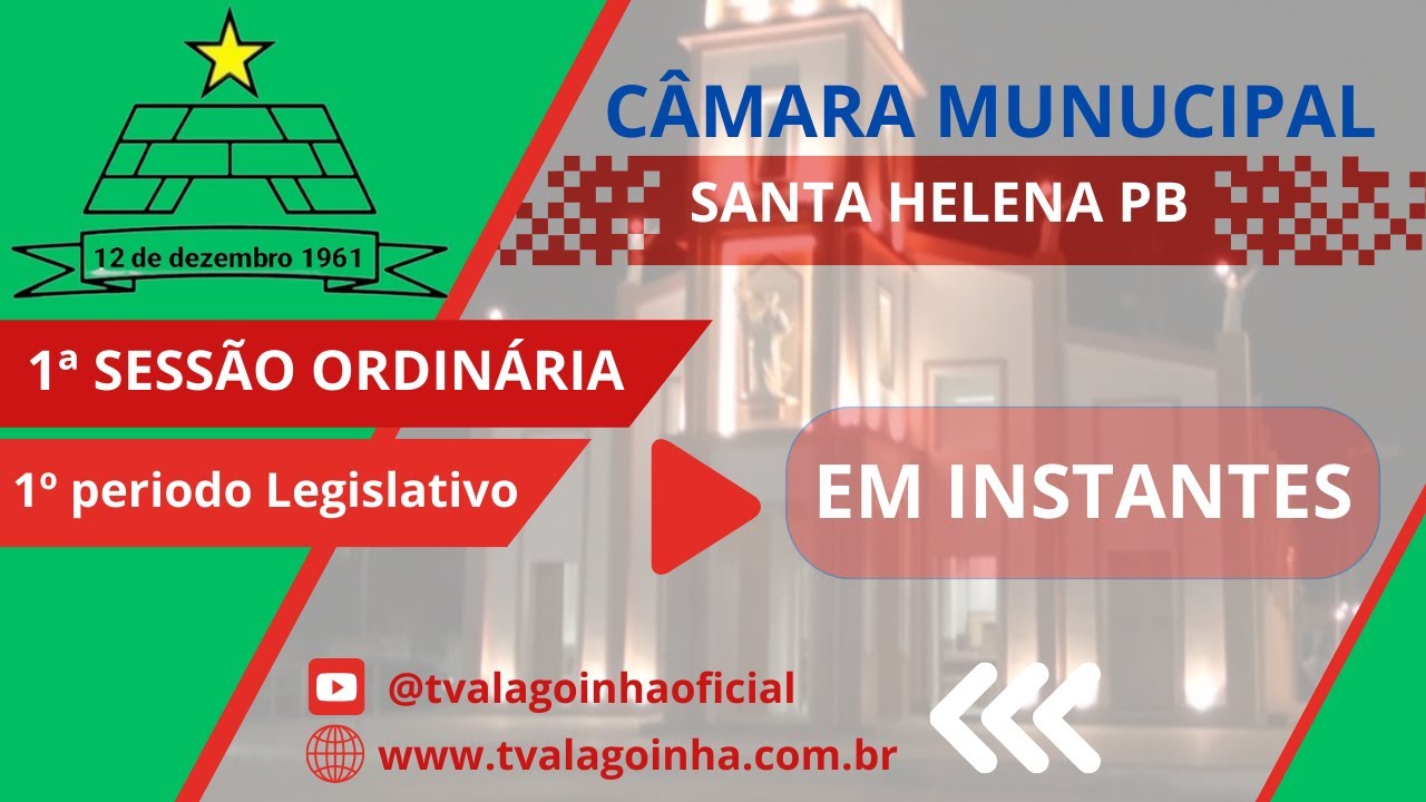 1ª Sessão Ordinária no seu 1º período, Santa Helena PB, em 02 de Fevereiro de 2024