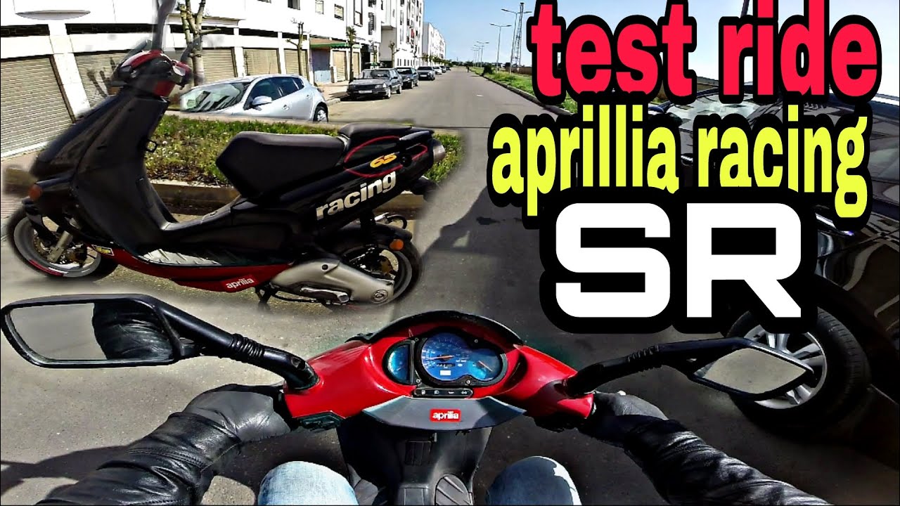 Test ride scooter aprillia sr 50cc e + top spped