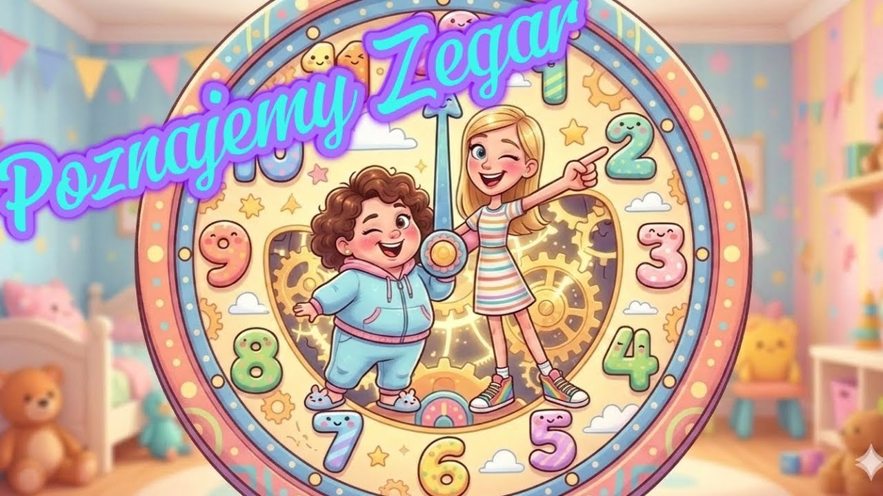 ⏰ Tik-Tak, Zegar Gra – Nauka Godzin i Minut 🕒 Piosenka Edukacyjna