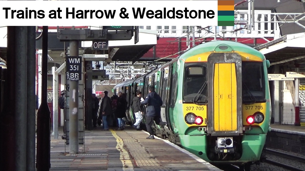 Bakerloo, Lioness lines, and WCML Trains At Harrow & Wealdstone
