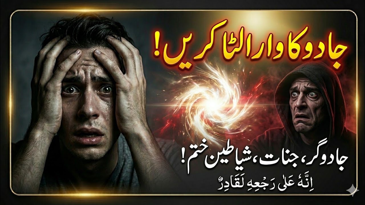 جادو گر پر جادو پلٹانے کا زبردست عمل | جنات شیطان جادو فوراً ختم | Black Magic Ka Tor Powerful Wazi
