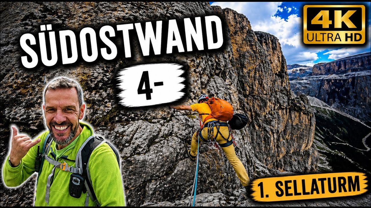 1. Sellaturm Südostwand (4-) 🇮🇹 - „Verflucht, wo gehts lang?“ 🤷🏻😱