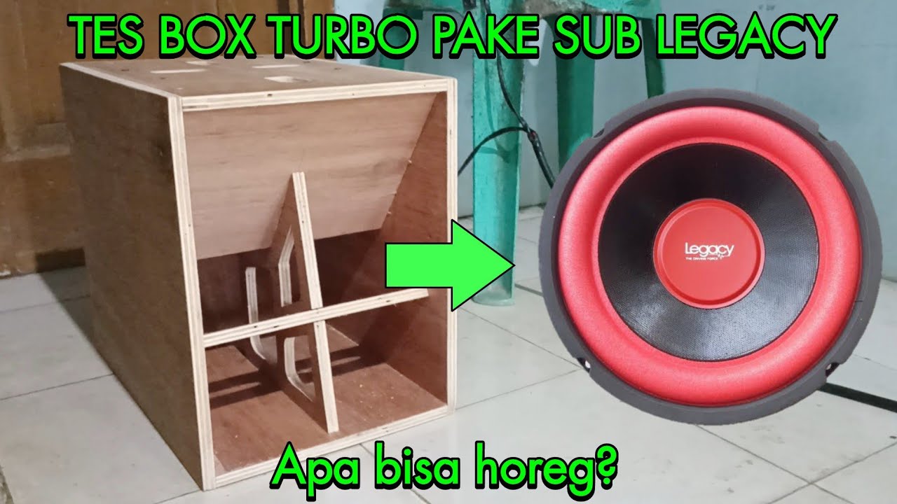 Tes box turbo pake subwoofer legacy, glerr....