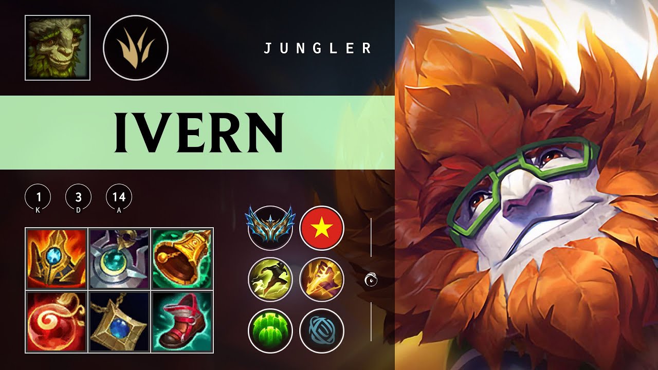 Ivern Jungle vs Qiyana - VN Challenger Patch 25.23