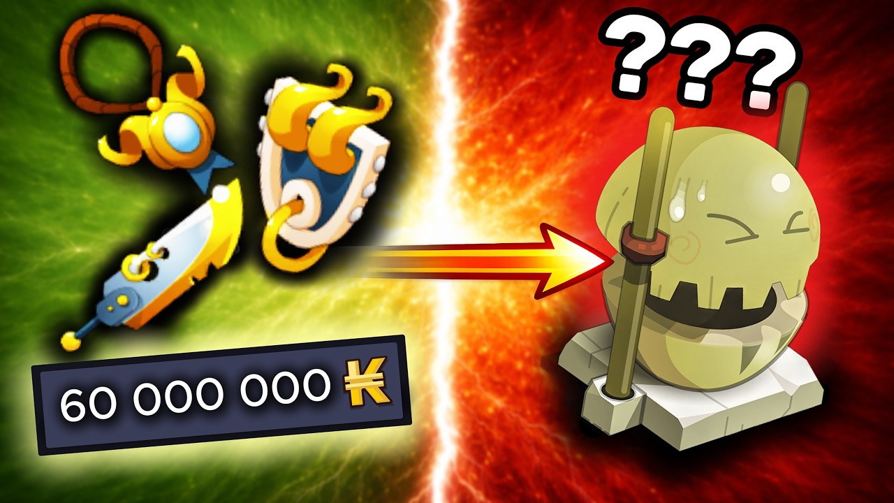 BRISER la panoplie la plus CHÈRE de DOFUS (60M de KAMAS)