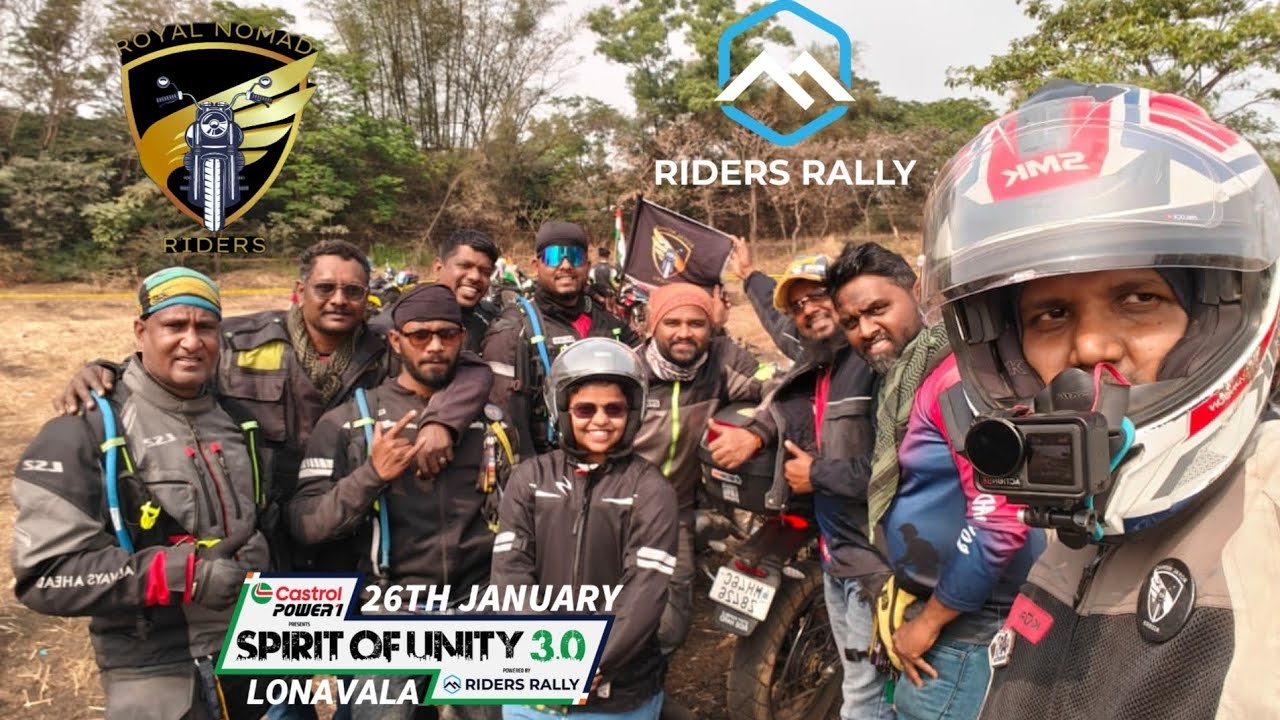 3000+  RIDERS! 🇮🇳 Spirit of Unity 3.0 with Royal Nomad Riders | Lonavala 2026🏍️