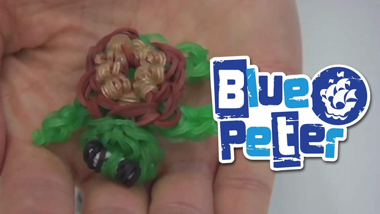 How to make loom bands - Blue Peter Shelley the Tortoise Charm