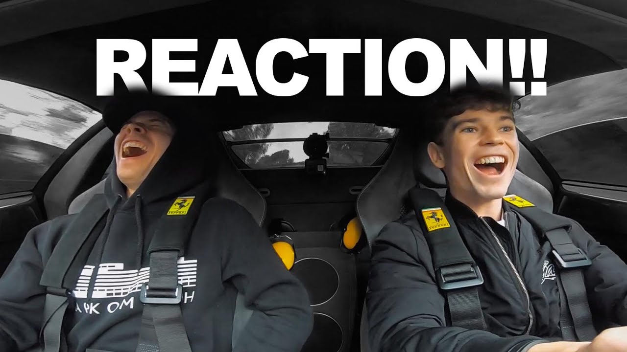 Friend REACTS to STRAIGHT PIPE Ferrari 430 Scuderia!