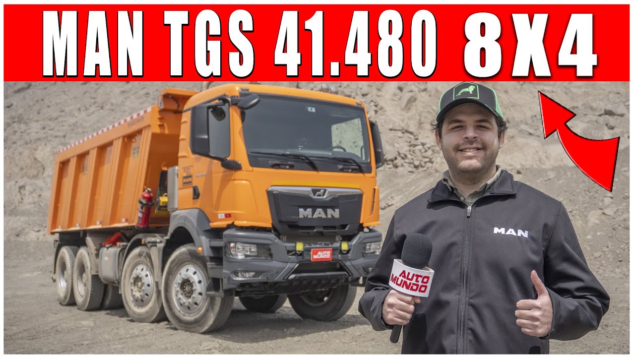 MAN TGS 41.480 8x4: Freno retardador de 6 tiempos | Minería y construcción