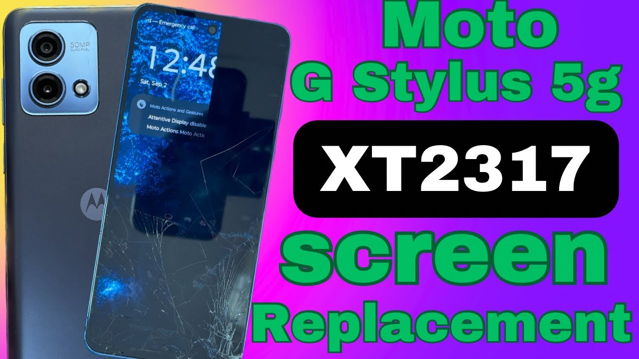 moto g stylus 5g 2023 screen replacement || XT2317
