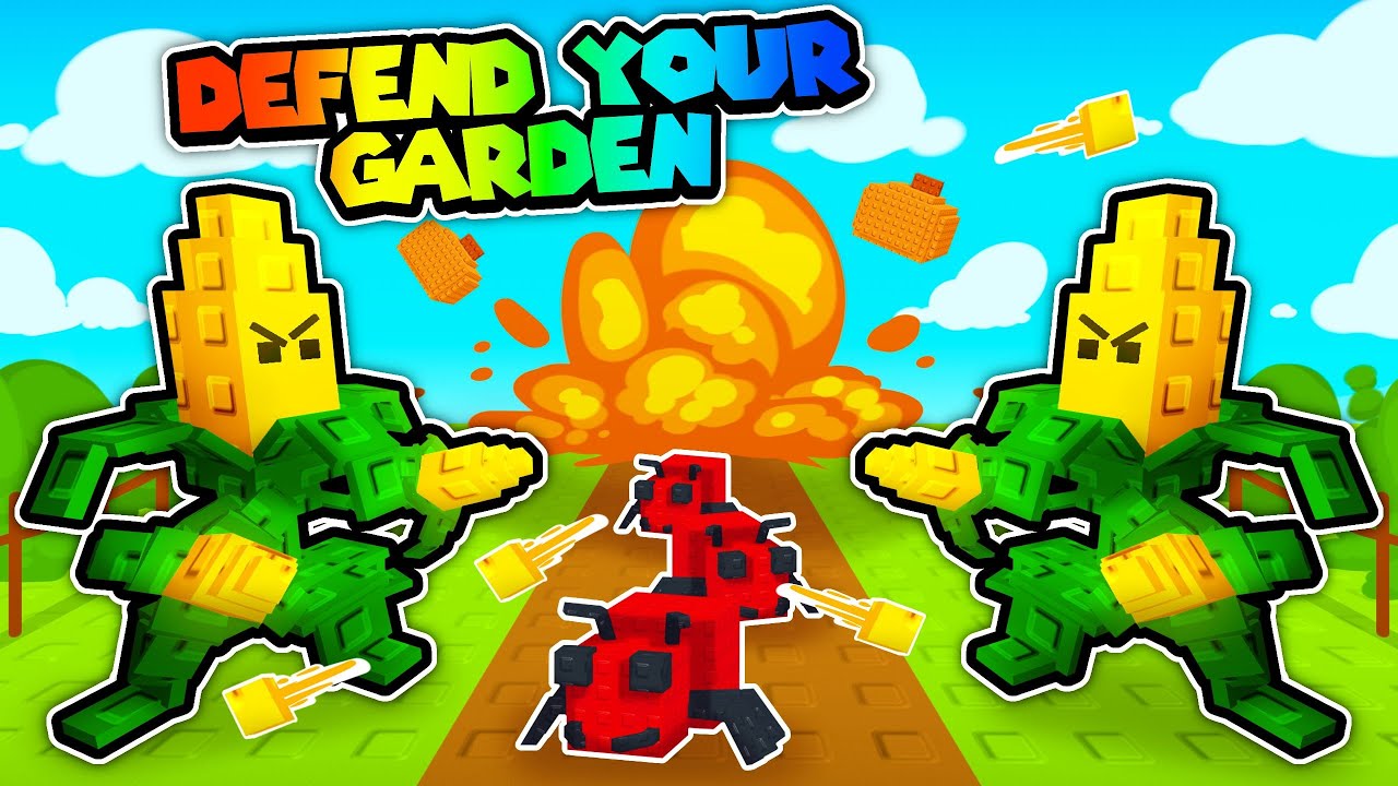 I Upgraded Crops to DEFEND My Garden in Roblox