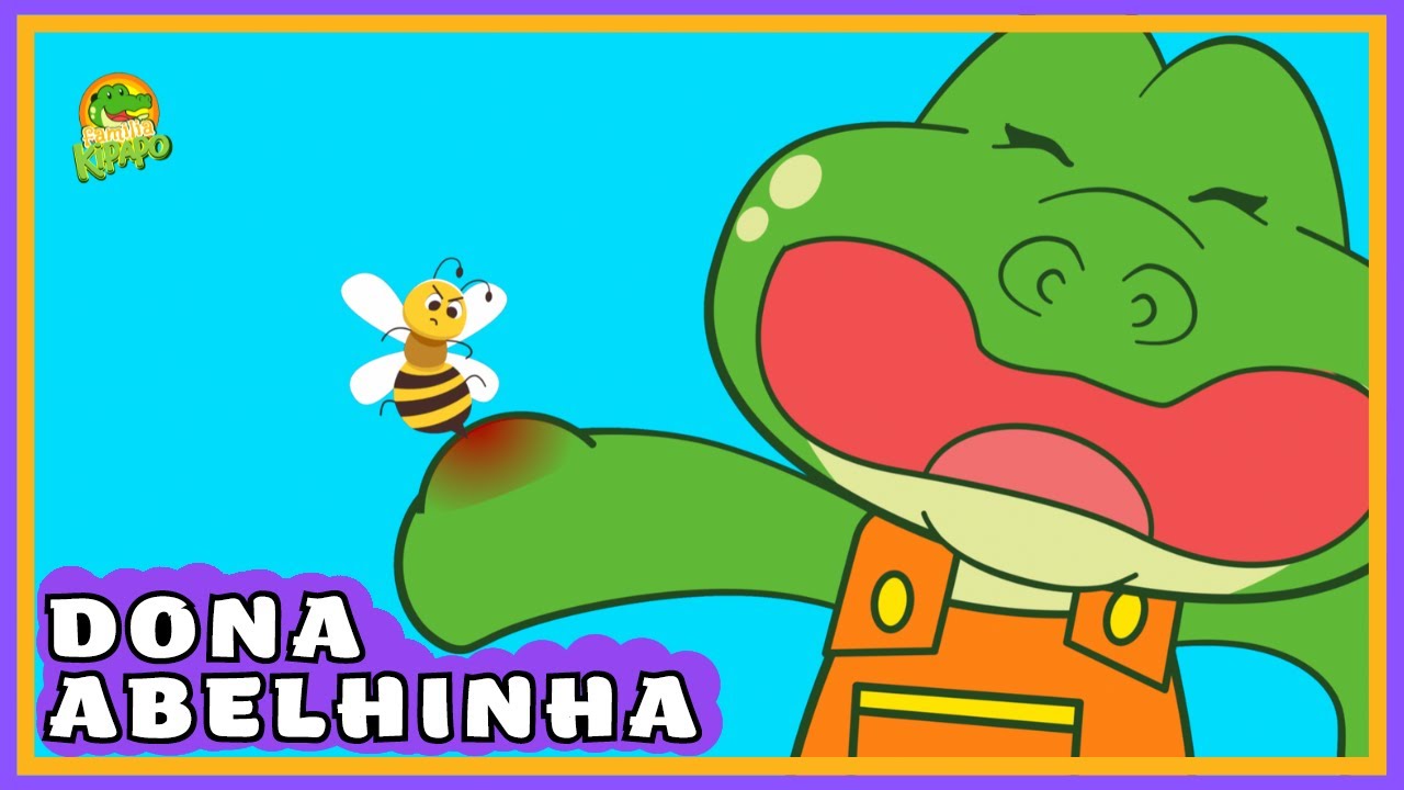 Família Kipapo - Dona Abelhinha - Vídeo Infantil Musical (Lyrics)