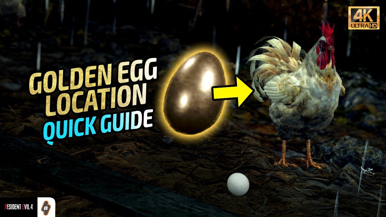QUICK GUIDE: Gold Chicken Egg Location! (Blue Note Request) | Resident Evil 4 Remake Walkthrough
