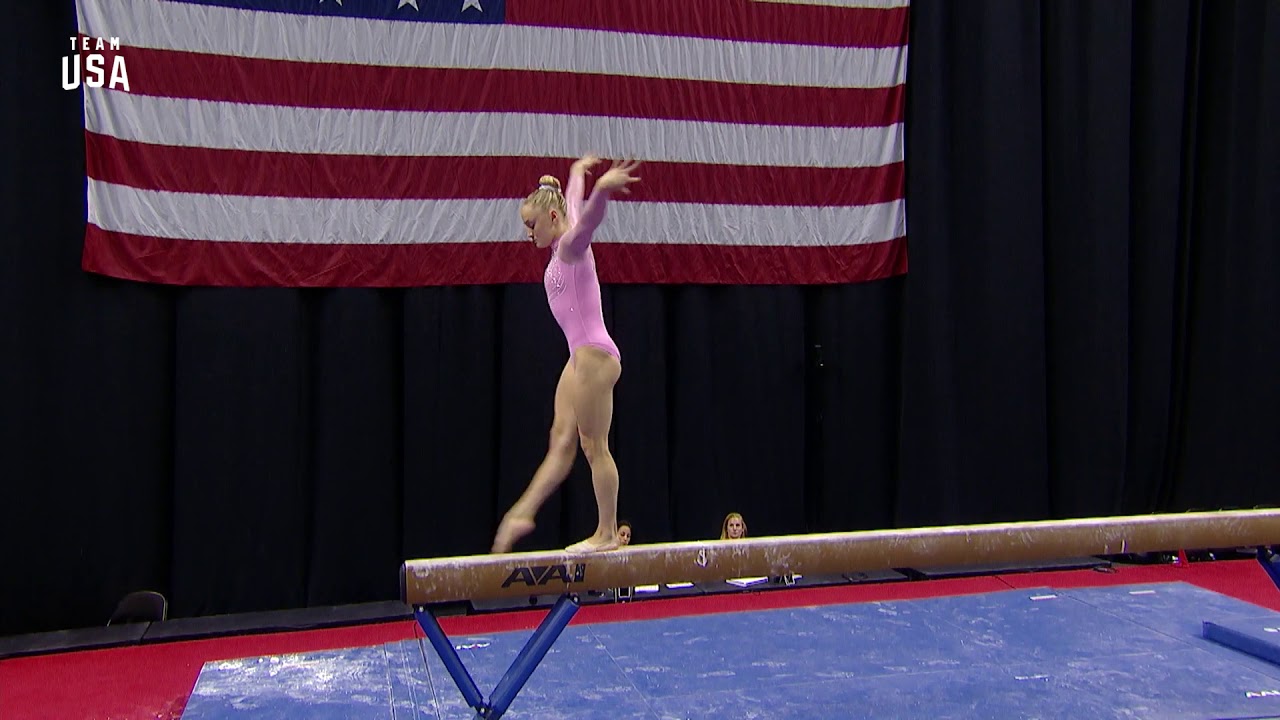 Riley McCusker Performs Beam Routine | Champions Series Presented By Xfinity