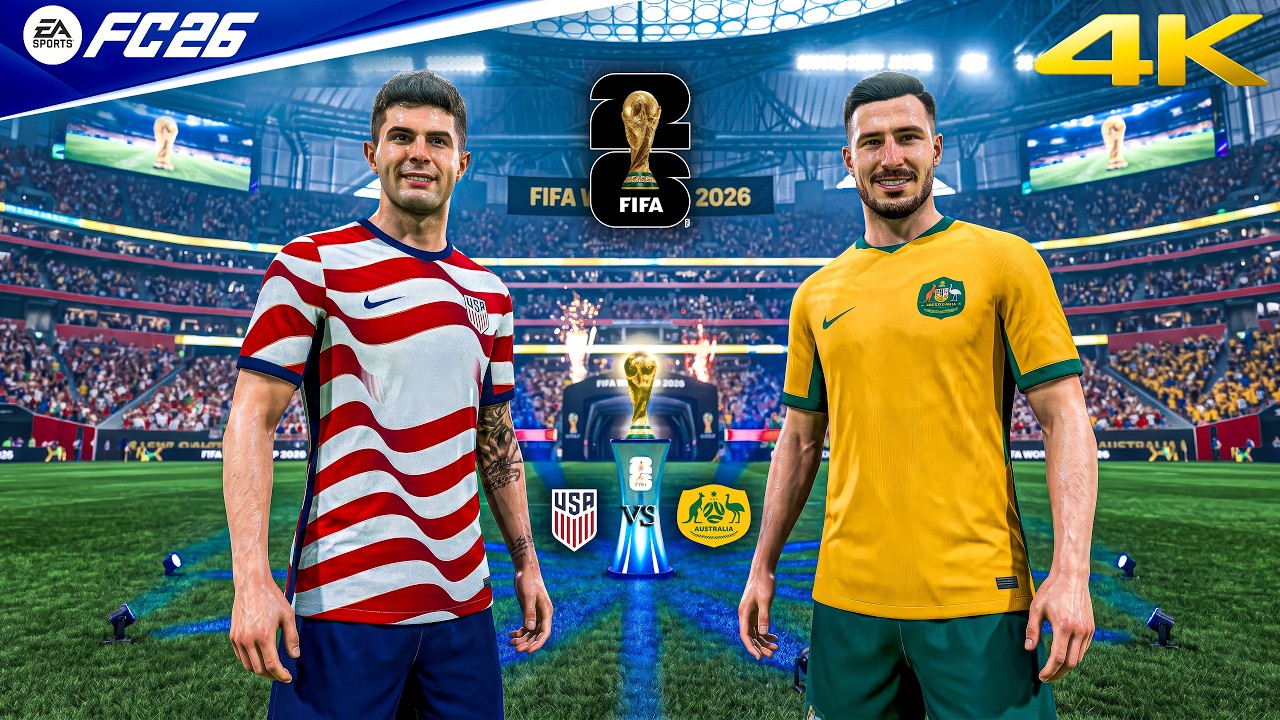 FC 26 &mdash; США против Австралии &mdash; Чемпионат мира по футболу FIFA 2026, полный матч | PC&trade; [4K60]