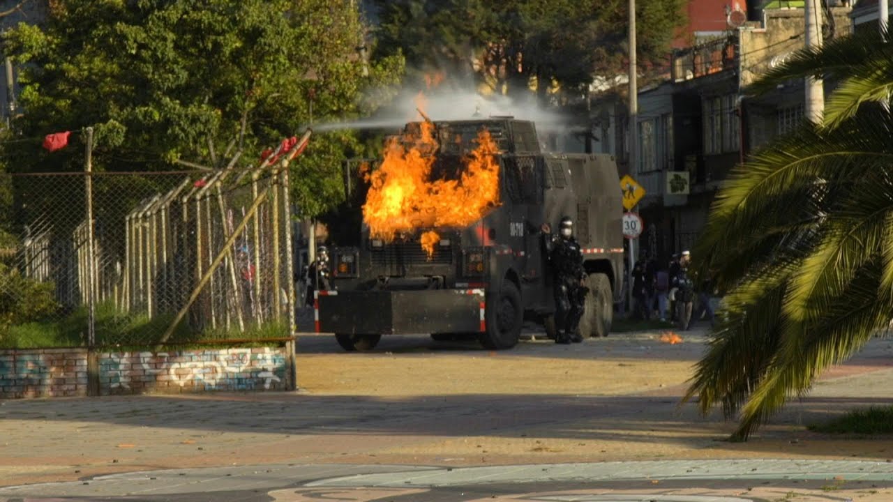Colombian protests marking 2019 strike descend into riots | AFP