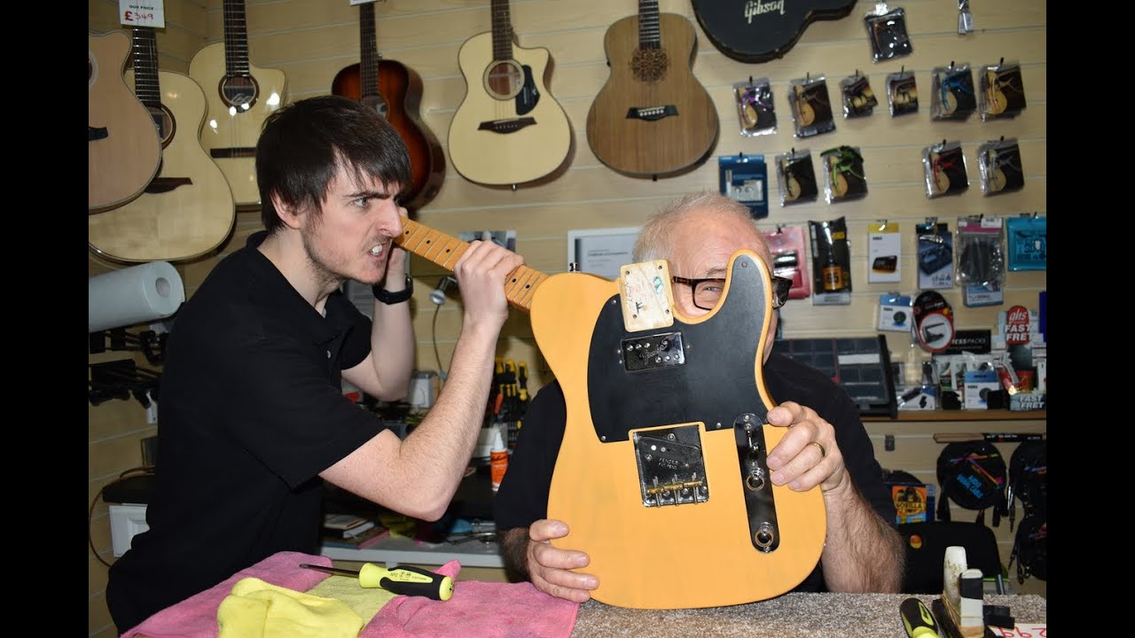 Fender American Original 50s Reissue Telecaster Restring, Set Up & Test (Includes Outtakes)