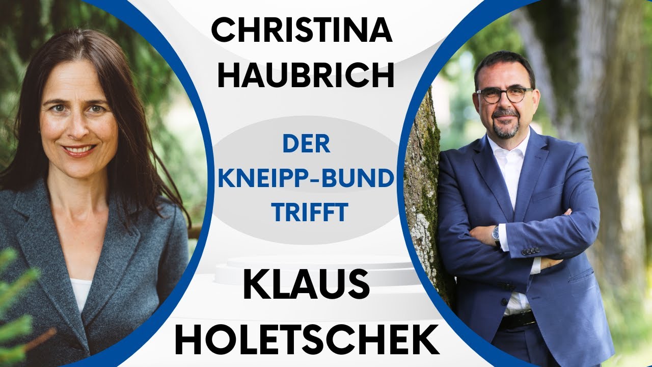 Bay. Gesundheitsminister Klaus Holetschek im Gespräch mit Kneipp-Bund-Präsidentin Christina Haubrich