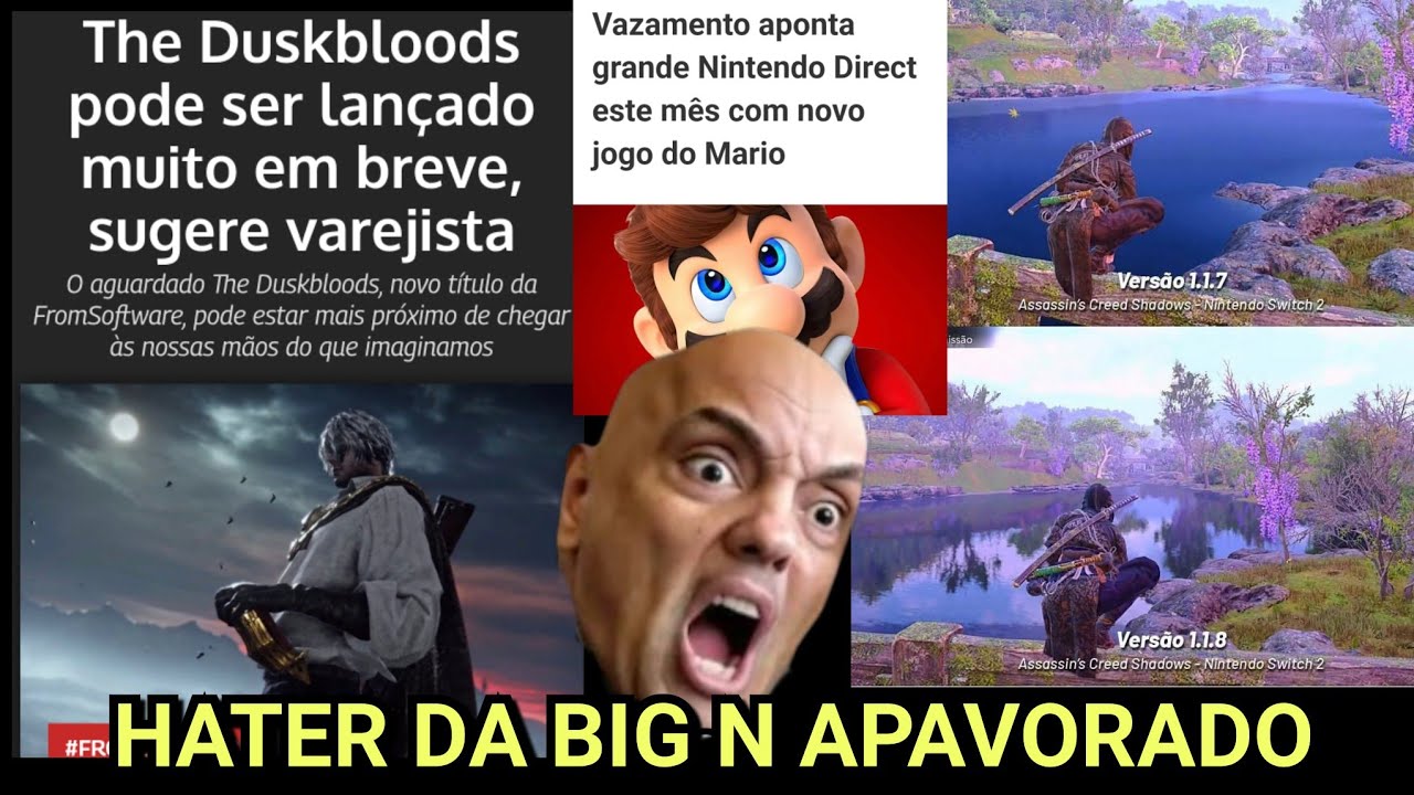 BOOMBA: THE DUSKBLOOD JA JA LANÇA ! NINTENDO DIRECT SEMANA QUE VEM / UPDATE GRAFICOS SWITCH 2 LINDOS