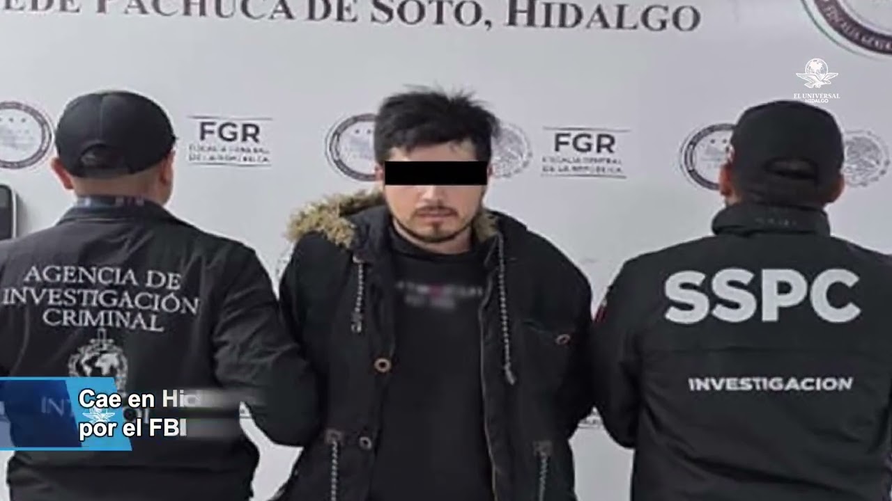 Cae en Hidalgo uno de los 10 fugitivos m&aacute;s buscados por el FBI