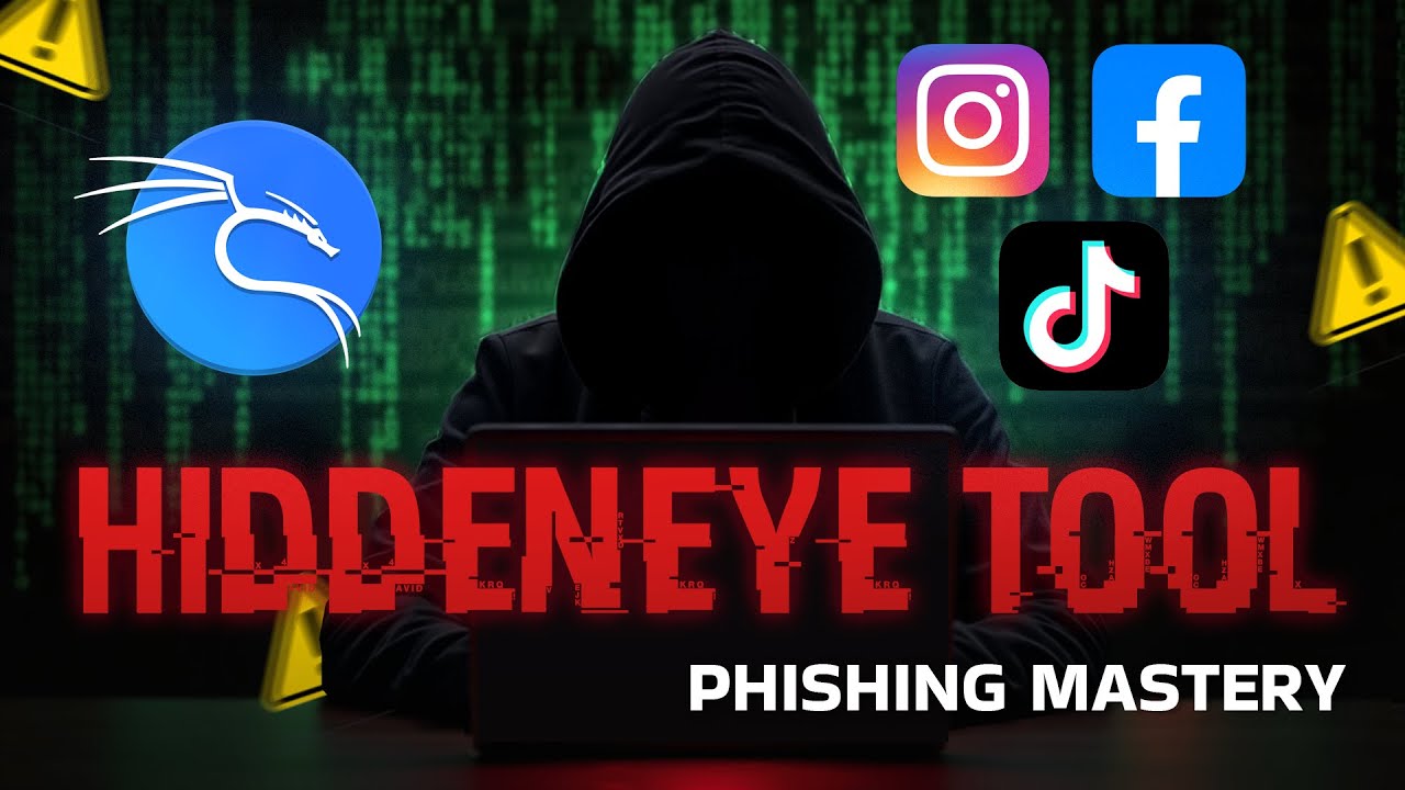 How to Use HiddenEye in Kali Linux 🔥 | Phishing Tool Explained! (Only for Educational Purpose)