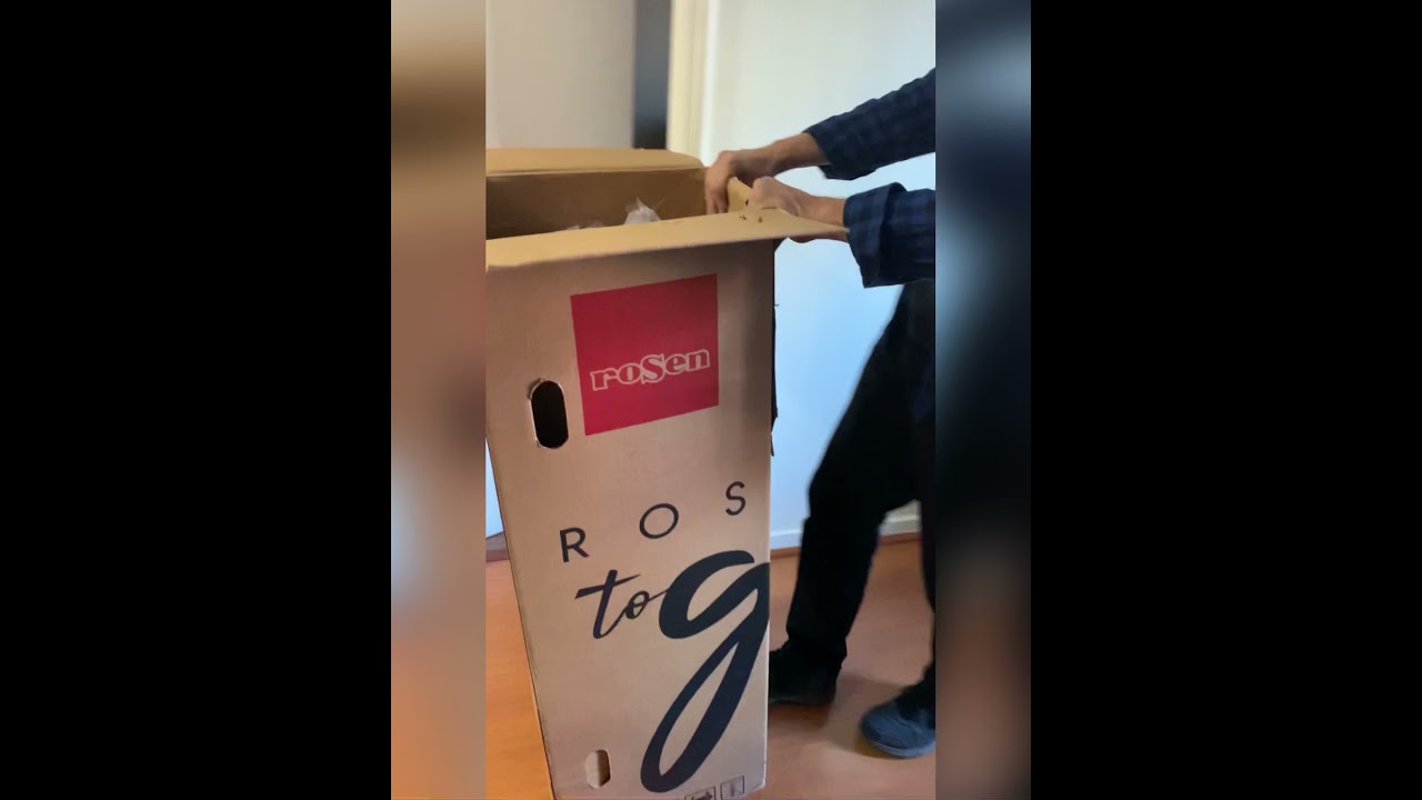 Unboxing colch&oacute;n Rosen to Go