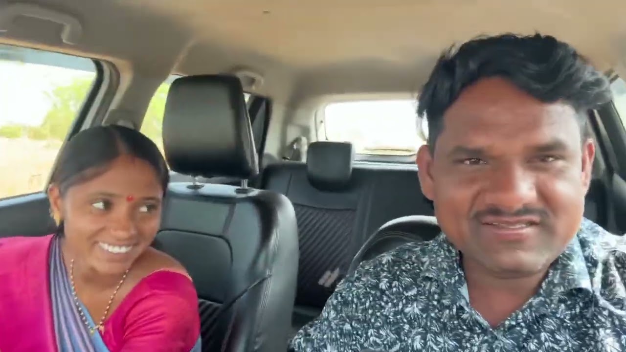 आज प्रमोशन करायला बाहेर निघालो नको वाटत होत पण बायको ऐकत नाही 😭#गावठीनिलेशपुनम 