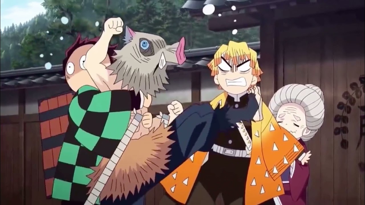 Hashibira Inosuke funniest moments in Demon Slayer | Demon Slayer Season 1 and 2