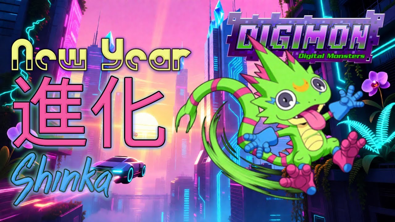 New Year 進化 - Digimon New Year Vocaloid