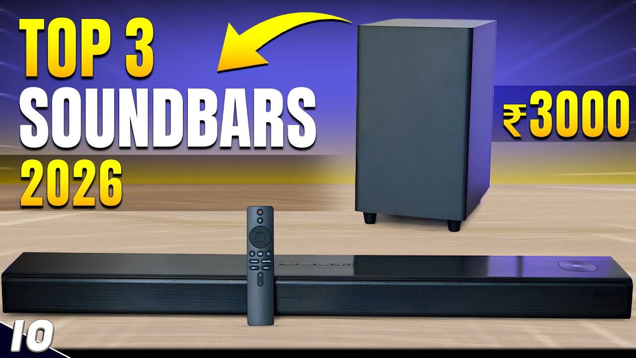 [TOP 3]🔥 Best Soundbar Under ₹3000 in India 2026 🔊 | Dolby Atmos & High Bass (2026)