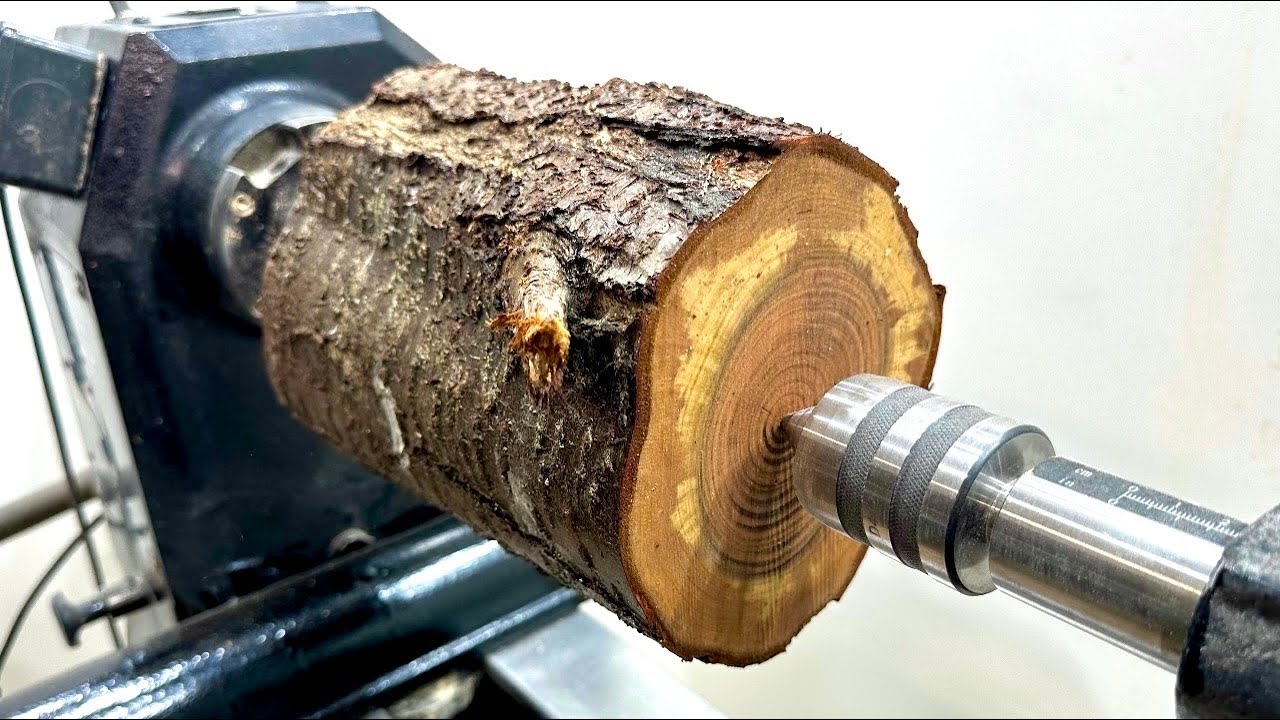 Woodturing - Black Cherry Plum !