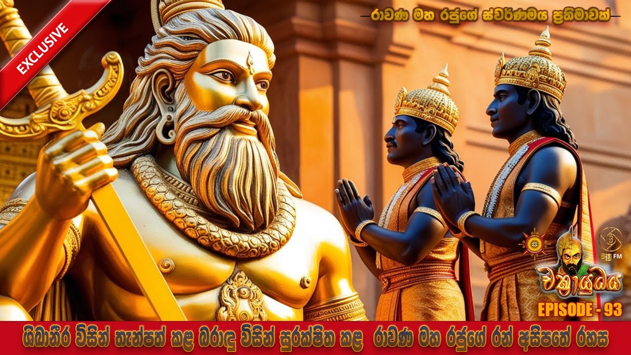 රාවණ මහ රජුගේ ස්වර්ණමය ප්‍රතිමාවක් - CHAKRAYUDHAYA 93