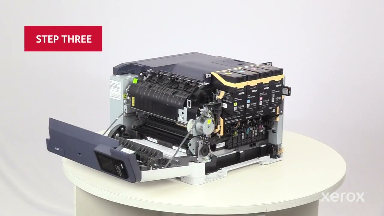 Xerox® C320 Color Printer Replace the Waste Toner Bottle