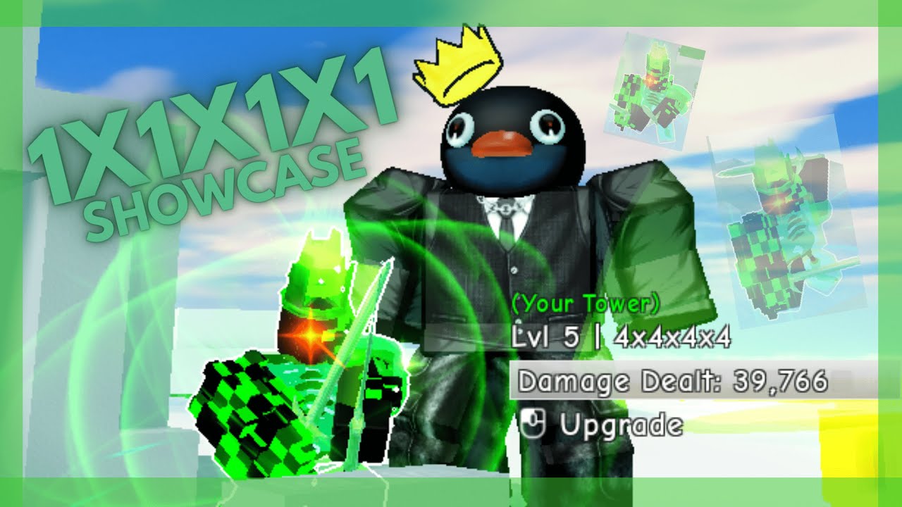COMLETED LIMITED HERO 1X1X1X1 SHOWCASE! TIER 1 TO TIER 4! (RETRO TOWER DEFENSE)