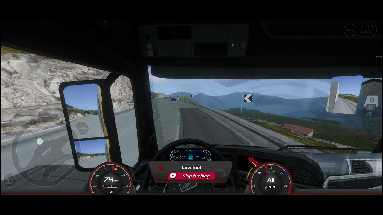 MAN drive tremola hill desend 