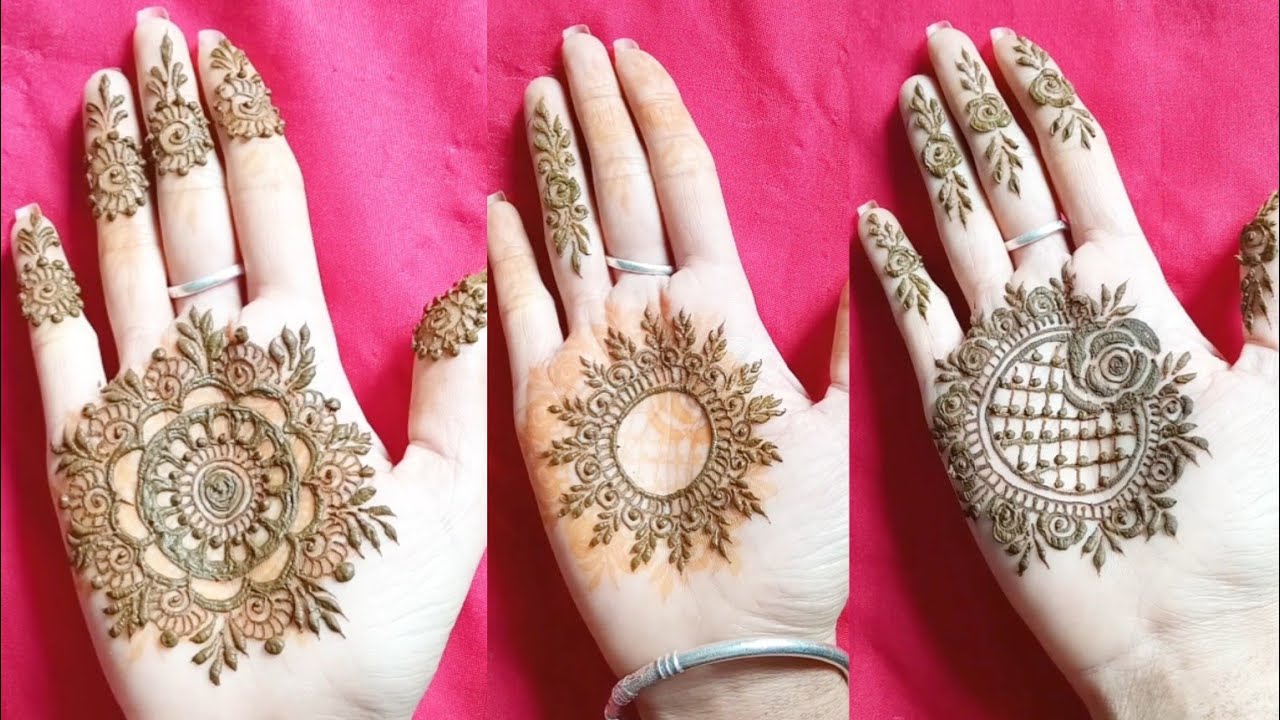 Quick & Easy Gol Tikki Mehndi Designs Collection 2026 | simple mehndi design | heena mehndi